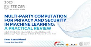 Multi-party Computation for Privacy and Security in Machine Learning: A Practical Review