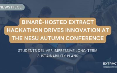 BINARÉ-hosted EXTRACT hackathon drives innovation at the NESU Autumn Conference: Students deliver impressive long-term sustainability plans