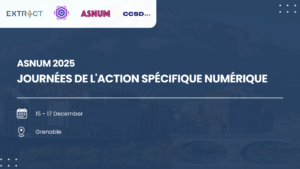ASNUM 2025: Journées de l'Action Numérique Spécifique